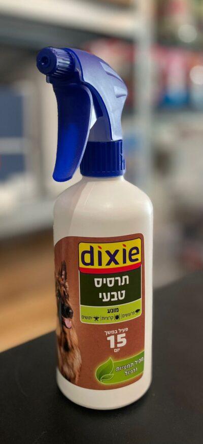 תרסיס טבעי למניעת טפילים לכלבים דיקסי Dixie 500 ml